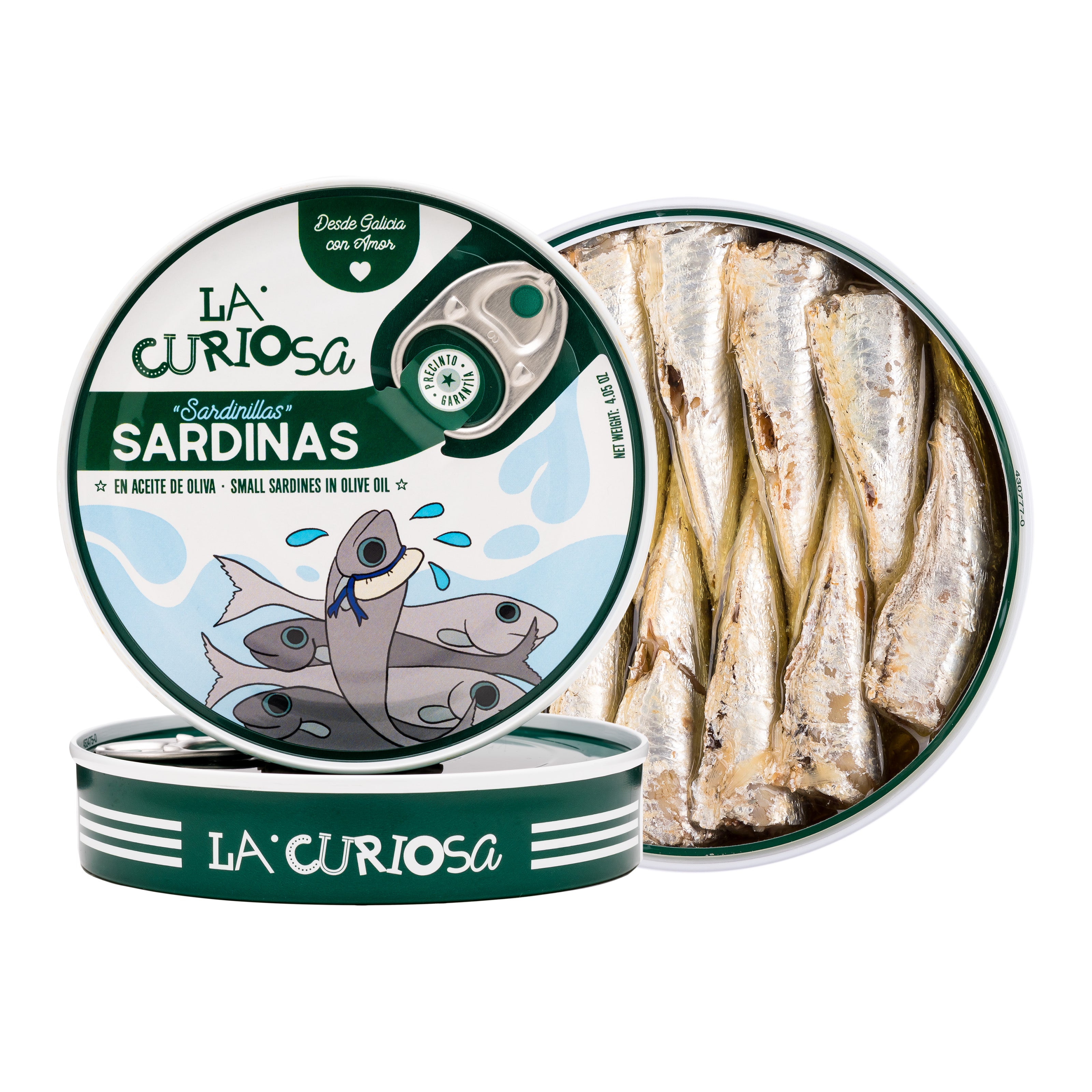 Petites Sardines à l'huile d'olive 12/16 pièces