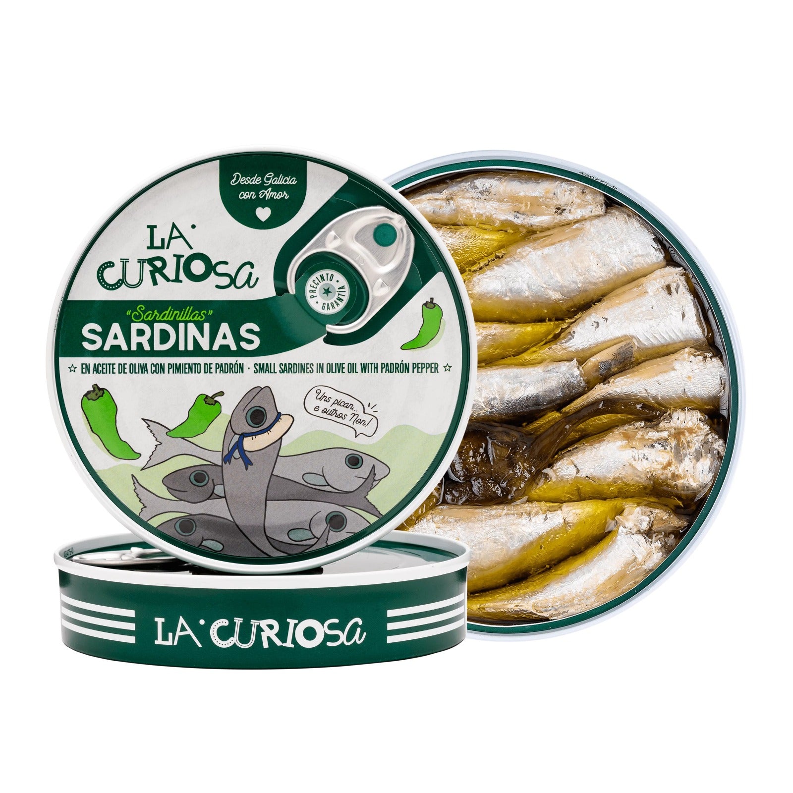 Petites Sardines aux Piments de Padrón 12/16 pièces