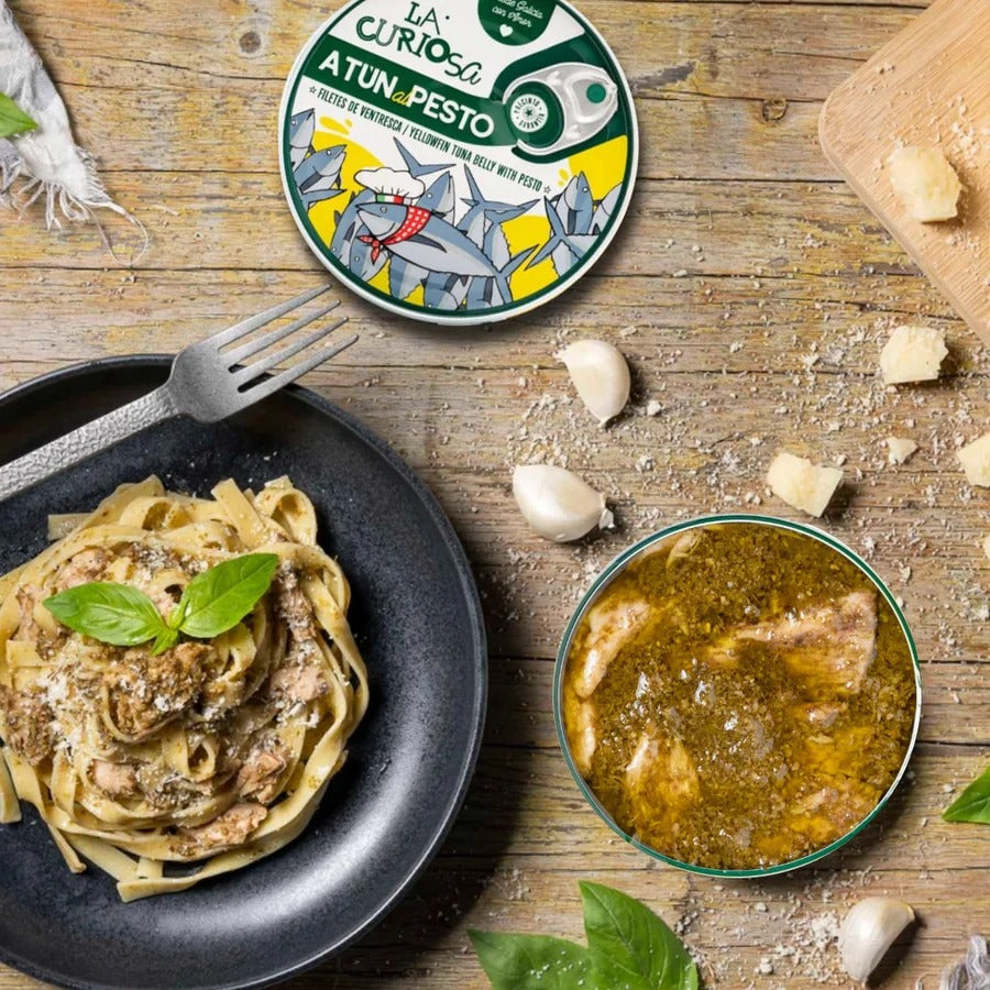 Ventrèche de Thon au Pesto